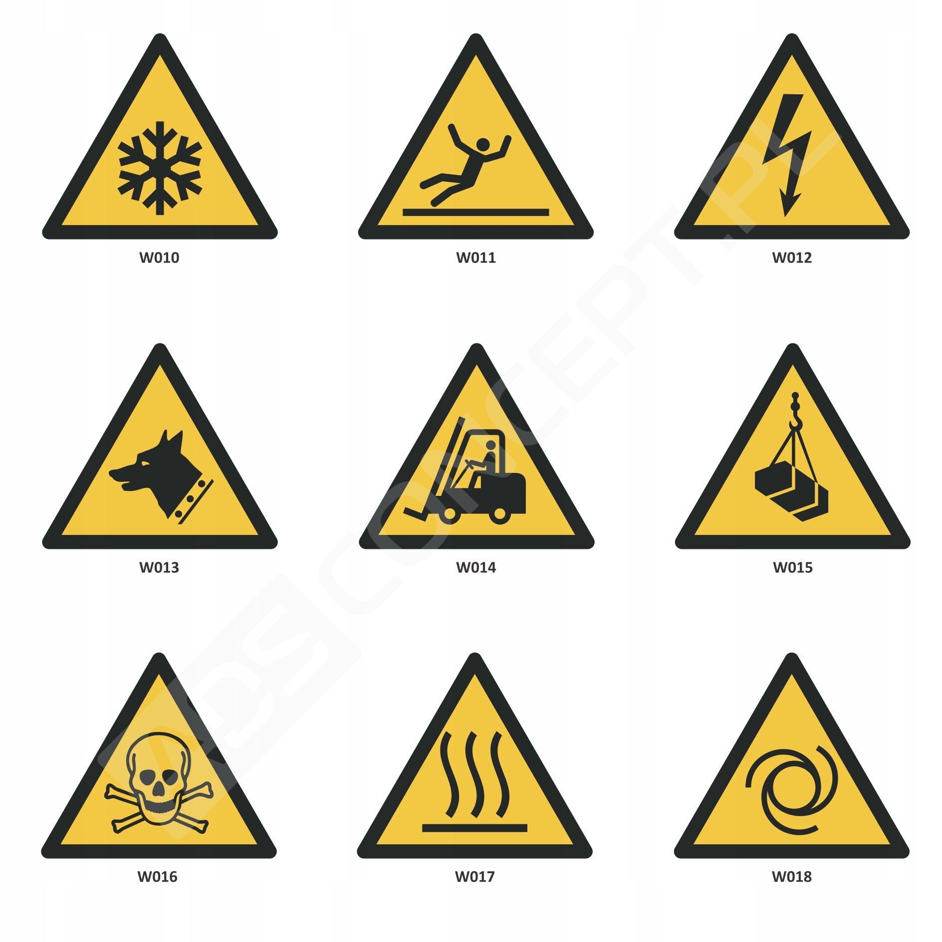 Naklejki ostrzegawcze BHP – detale druku 1440 dpi Naklejki ostrzegawcze BHP – detale druku 1440 dpi
