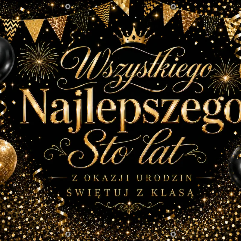 Baner urodzinowy 1,5x2