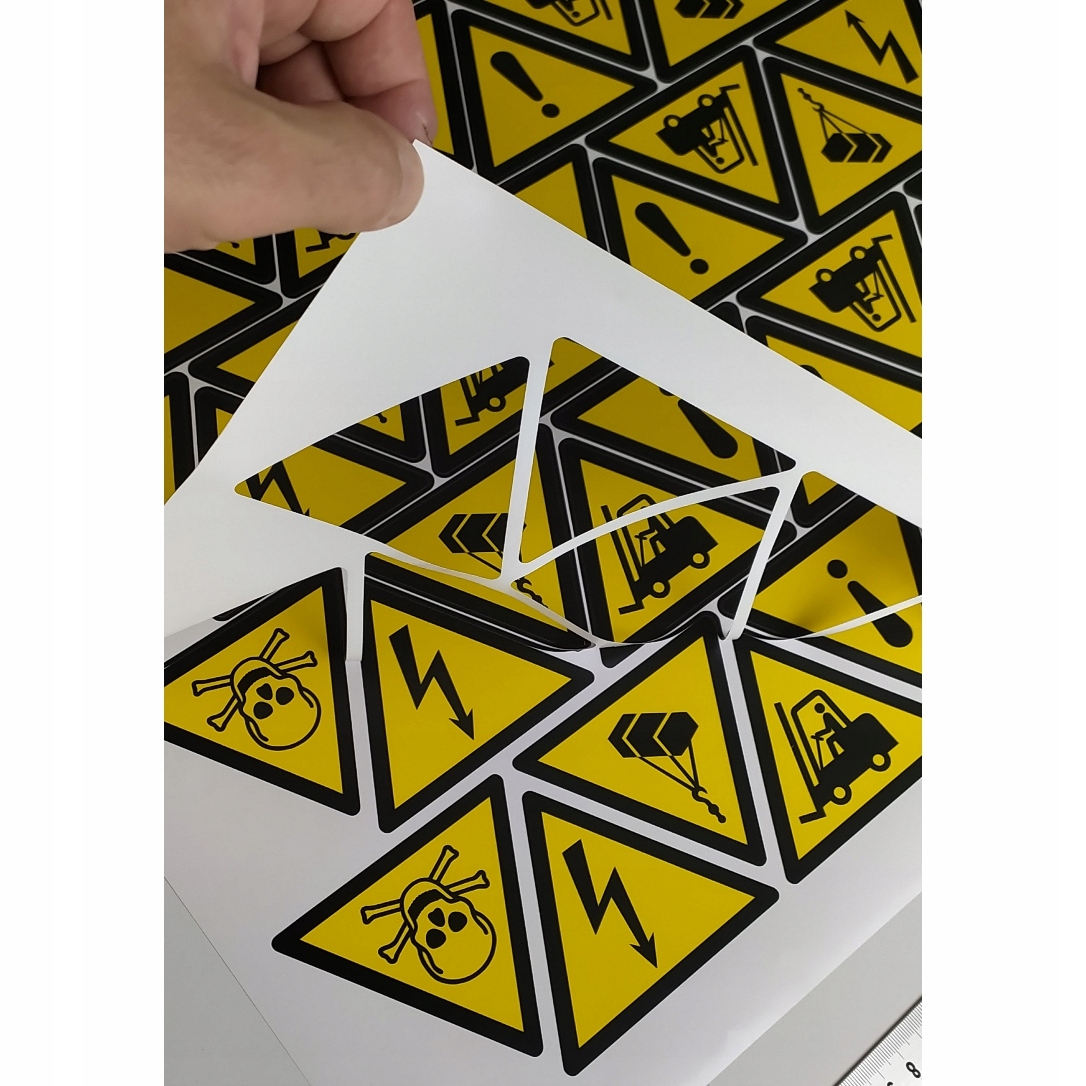 foto znaki bhp ostrzegawcze przygotowanie