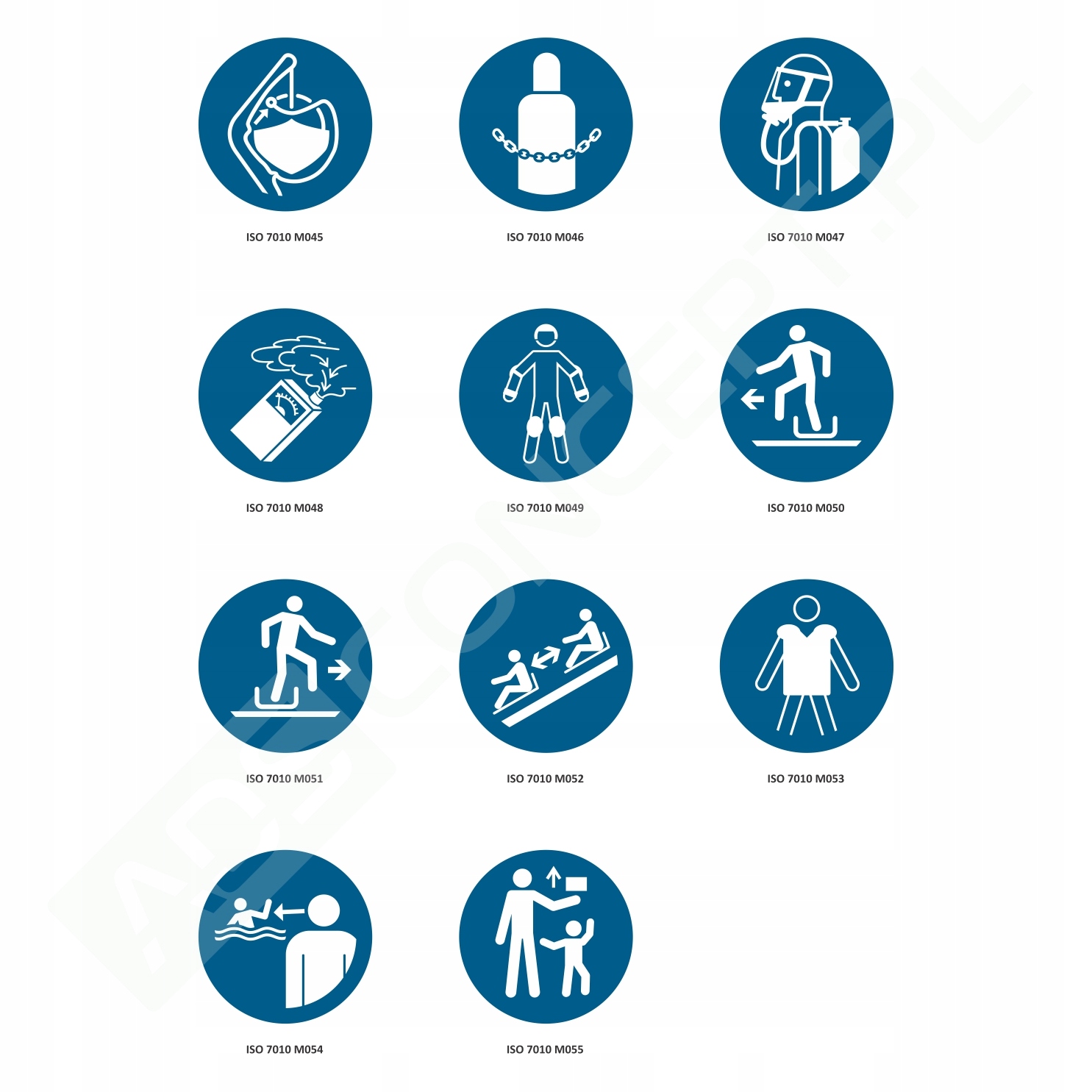 Naklejki nakazu BHP – trwały nadruk odporny na warunki zewnętrzne