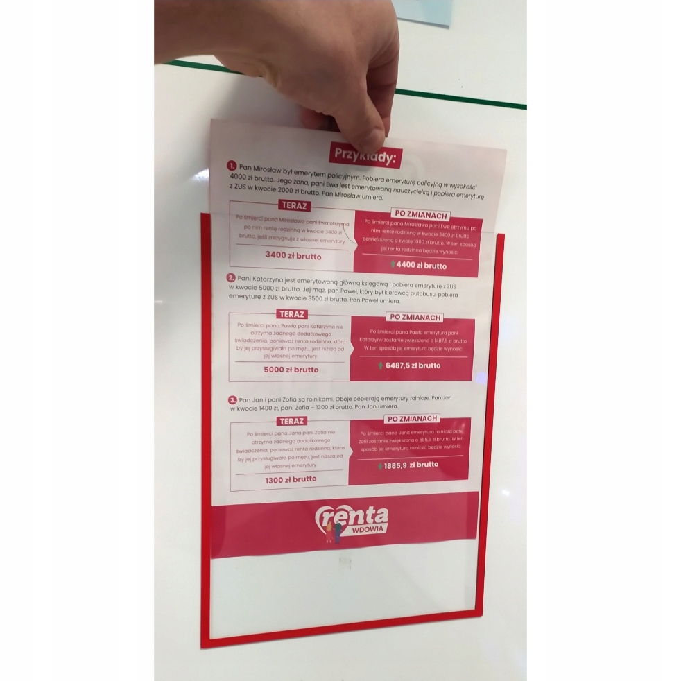 Ramka magnetyczna do biura i magazynu