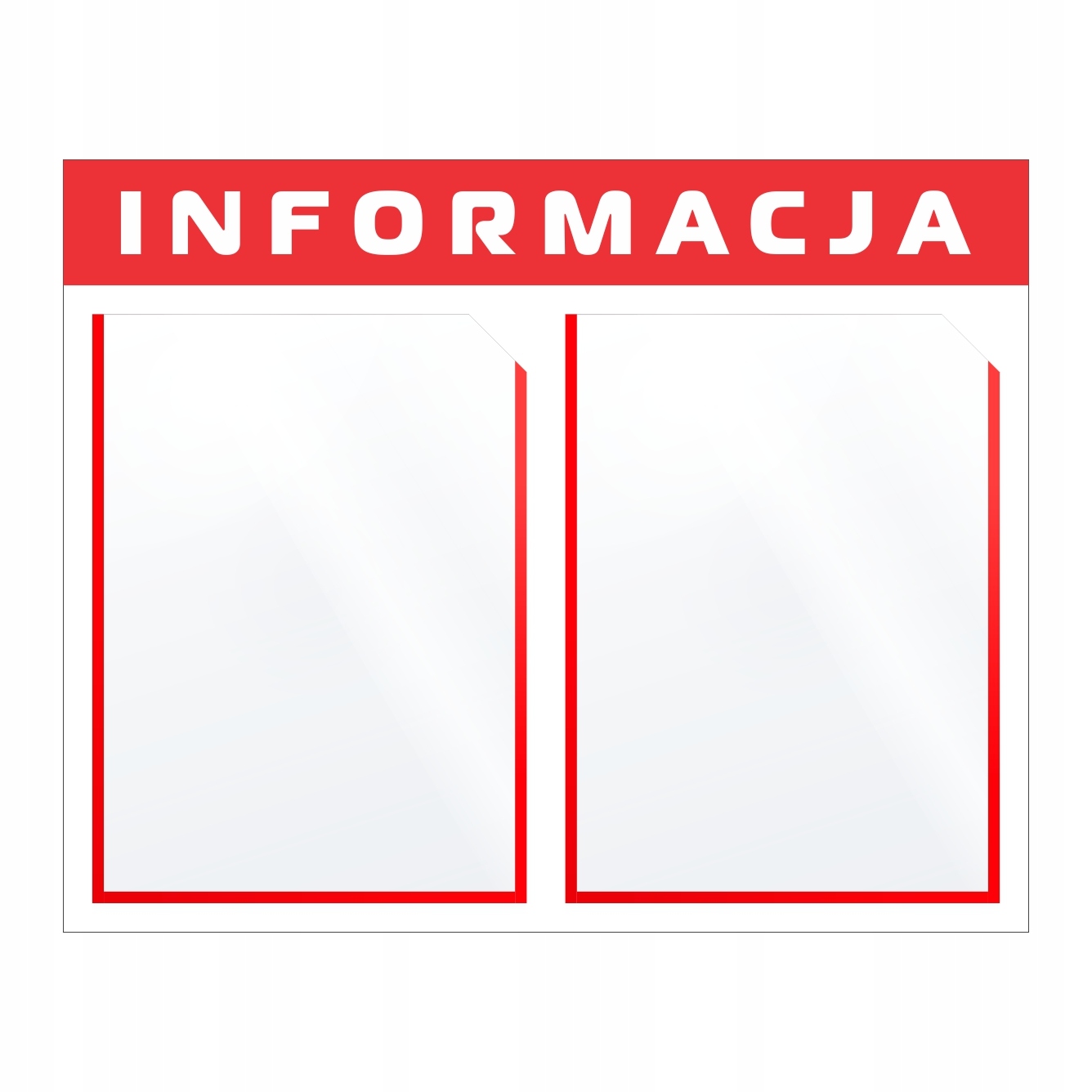 Tablice informacyjne 2 kartki a4