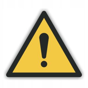 znaki bhp ostrzegawcze-w001